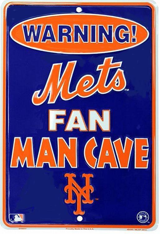 signs 4 fun New York Mets Man Cave Small Parking Sign