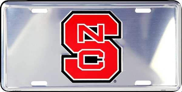 signs 4 fun North Carolina State Polished License Plate
