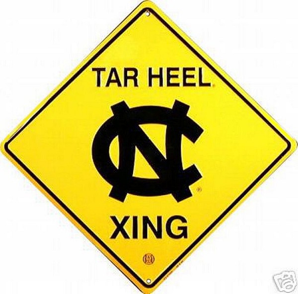 signs 4 fun North Carolina Tar Heels College Crossing Sign