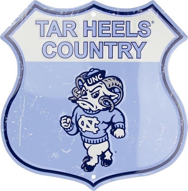 signs 4 fun North Carolina Tar Heels Country Shield