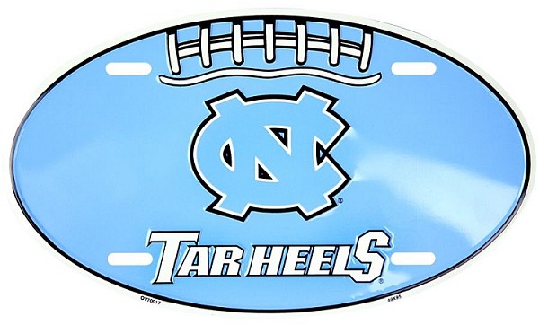 signs 4 fun North Carolina Tar Heels old Oval License Plate
