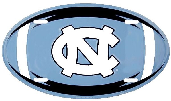 signs 4 fun North Carolina Tar Heels Oval License Plate