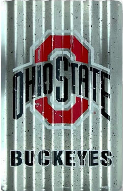 signs 4 fun Ohio State Buckeye Corrugated Large Parking Sign