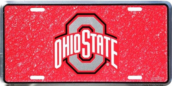signs 4 fun Ohio State Buckeyes Mosaic License Plate