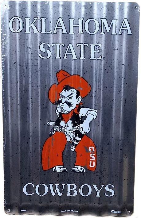signs 4 fun Oklahoma State Cowboys Corrugated Large Sign