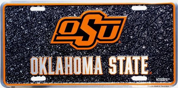 signs 4 fun Oklahoma State Mosaic Mosaic License Plate