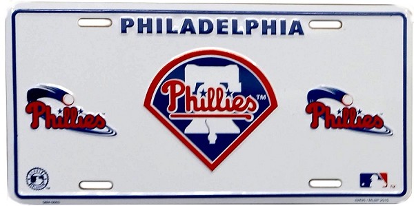 signs 4 fun Philadelphia Phillies Logo License Plate