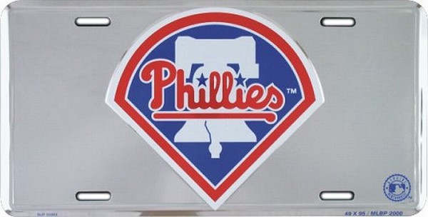 signs 4 fun Philadelphia Phillies Polished License Plate