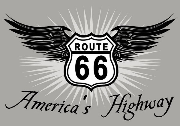 signs 4 fun Route 66 America's Highway Small Sticker