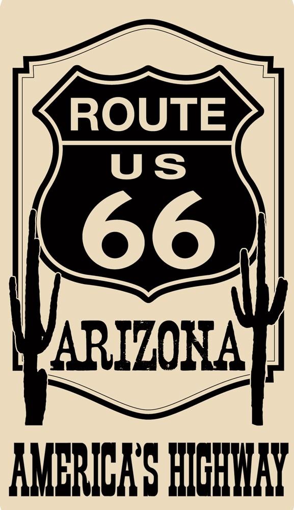 signs 4 fun Route 66 Cactus America's Highway Sticker
