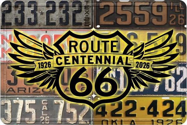 signs 4 fun Route 66 Centennial Plates Sm. Parking Sign