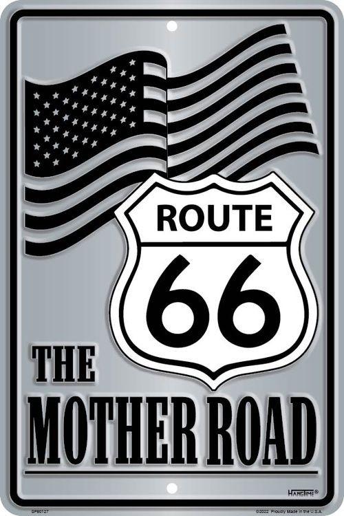 signs 4 fun Route 66 Mother Rd Flag Sm. Parking Sign