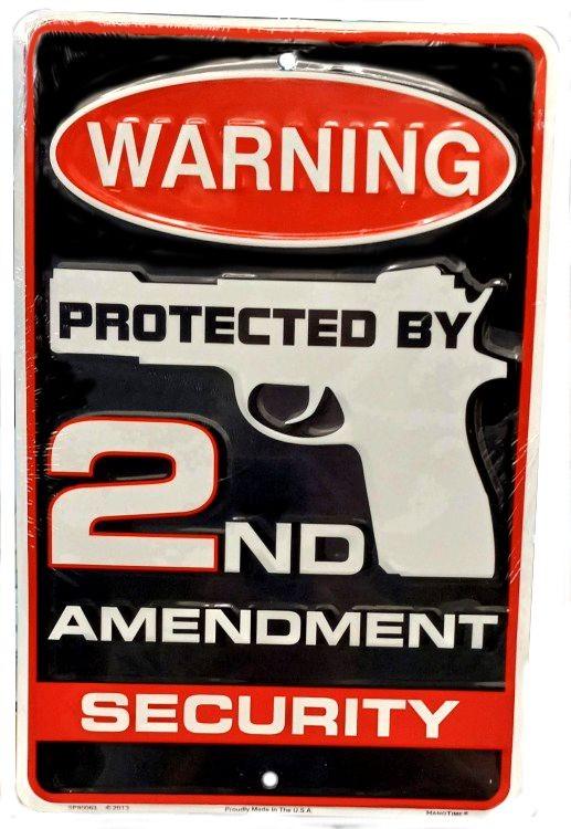 signs 4 fun 2nd Amendment Warning Sm. Parking Sign