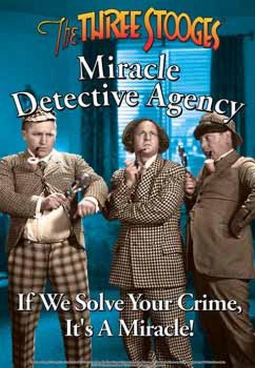 signs 4 fun 3 Stooges - Detectives Metal Tin Sign