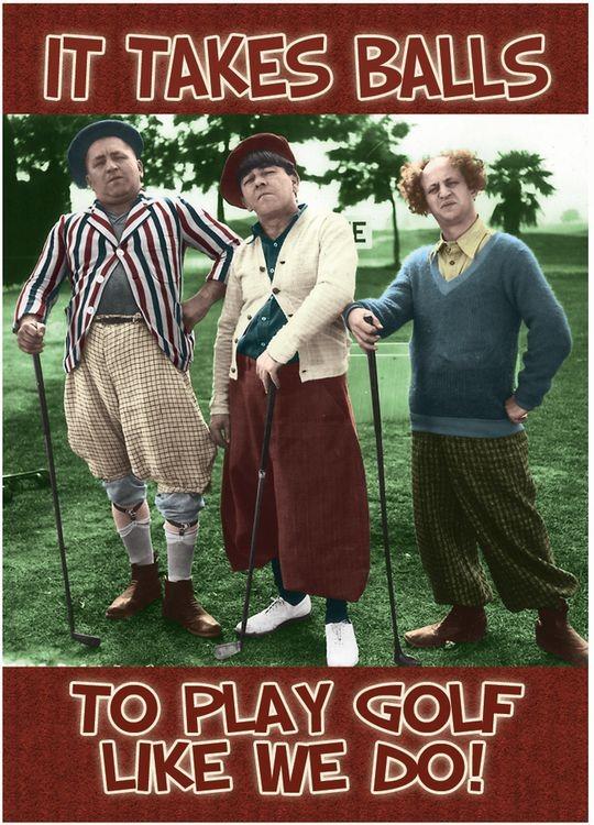 signs 4 fun 3 Stooges Golf Magnet