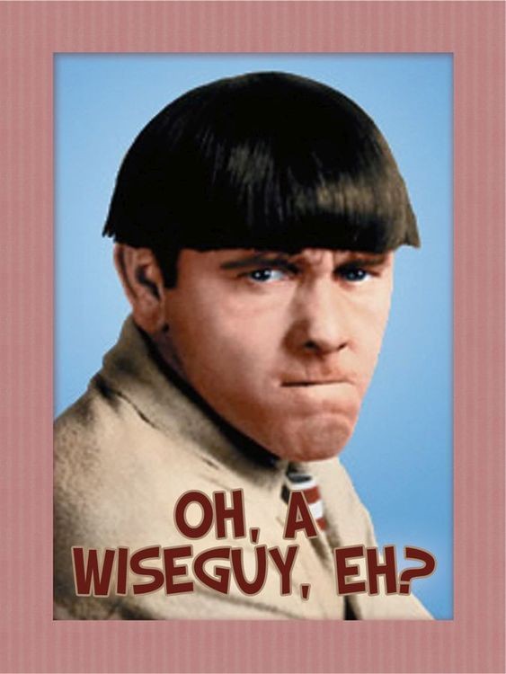 signs 4 fun 3 Stooges Moe Magnet