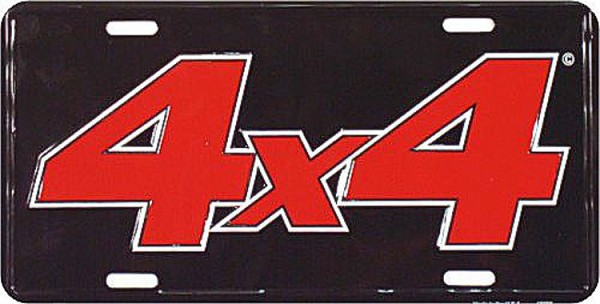 signs 4 fun 4x4 License Plate