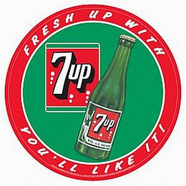 signs 4 fun 7 Up You'll Like It Round Sign