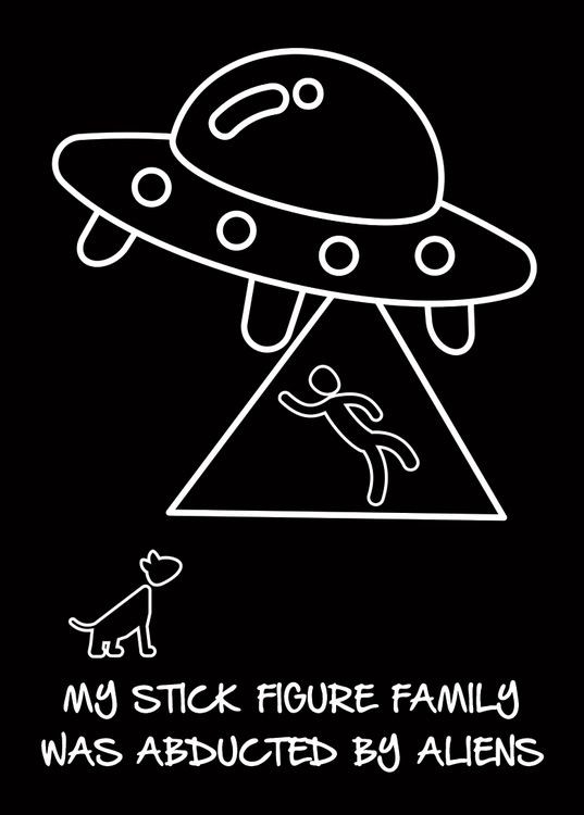 signs 4 fun Abduction Family Magnet