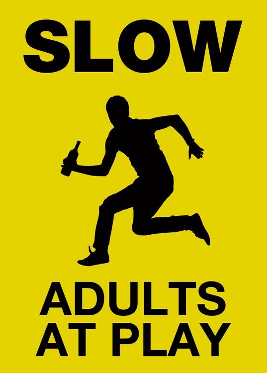 signs 4 fun Adults at Play Novelty Magnet