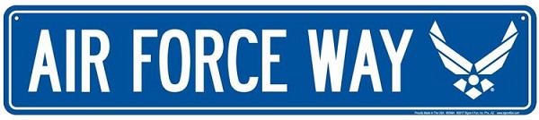 signs 4 fun Air Force Way Street Sign