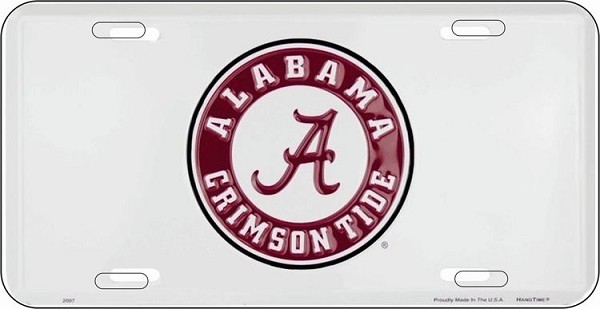 signs 4 fun Alabama Crimson Tide A License Plate