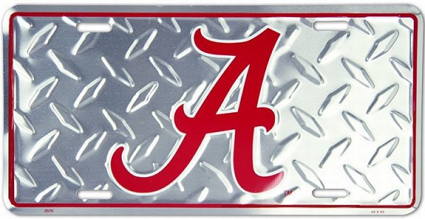 signs 4 fun Alabama Crimson Tide License Plate