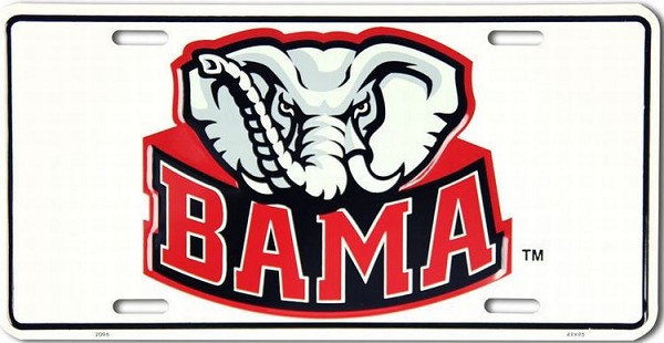 signs 4 fun Alabama Elephant License Plate