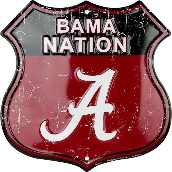 signs 4 fun Alabama Nation Shield