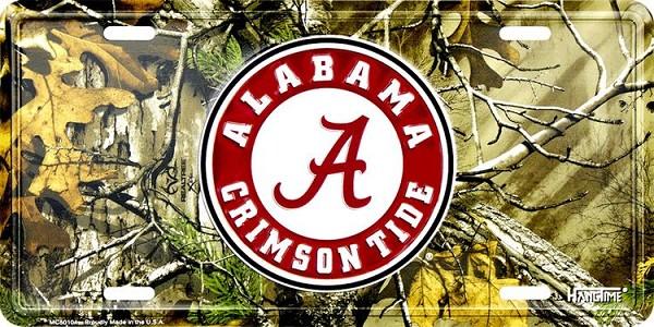 signs 4 fun Alabama Realtree camo License Plate