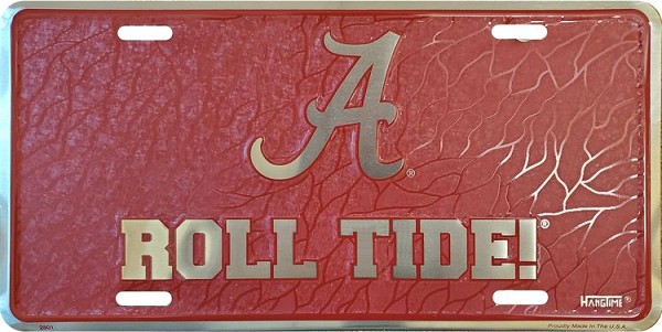signs 4 fun Alabama Roll Mosaic License Plate