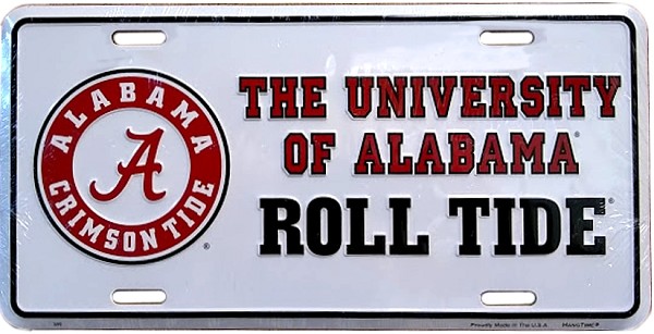 signs 4 fun Alabama Roll Tide II License Plate