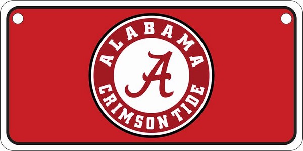 signs 4 fun Alabama Tide Bike Tag