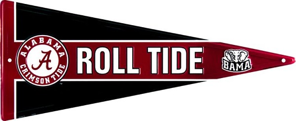 signs 4 fun Alabama Tide Roll II Pennant