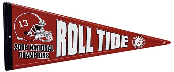 signs 4 fun Alabama Tide Roll Pennant