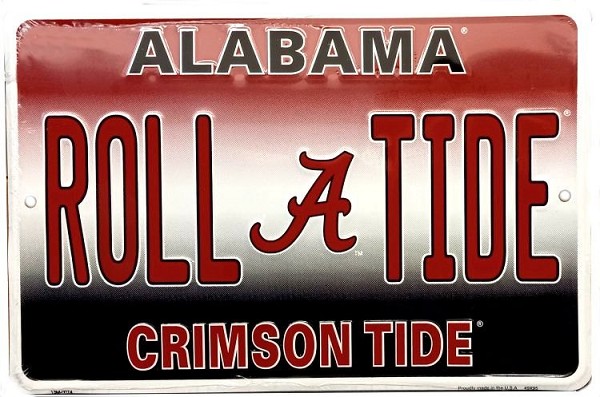 signs 4 fun Alabama Tide Roll Small Parking Sign