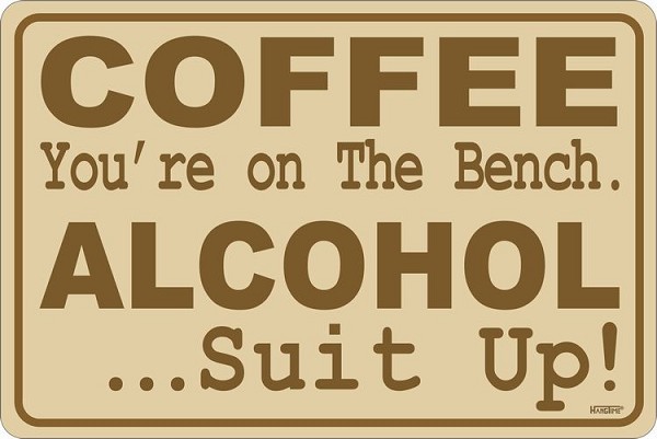 signs 4 fun Alcohol Suit Up Sm. Parking Sign