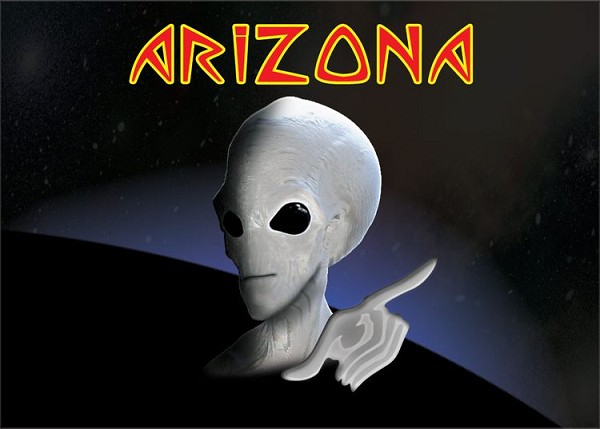 signs 4 fun Alien Arizona Magnet