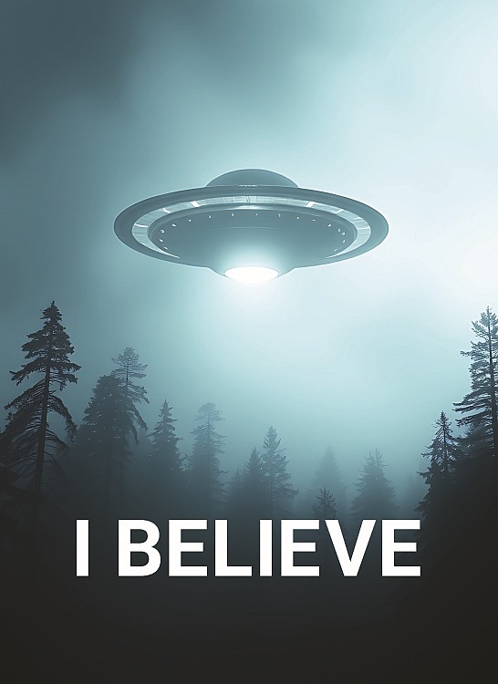 signs 4 fun Alien I Believe II Magnet