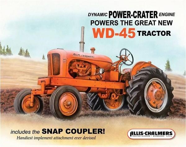 signs 4 fun Allis-Chalmers WD-45 Metal Sign