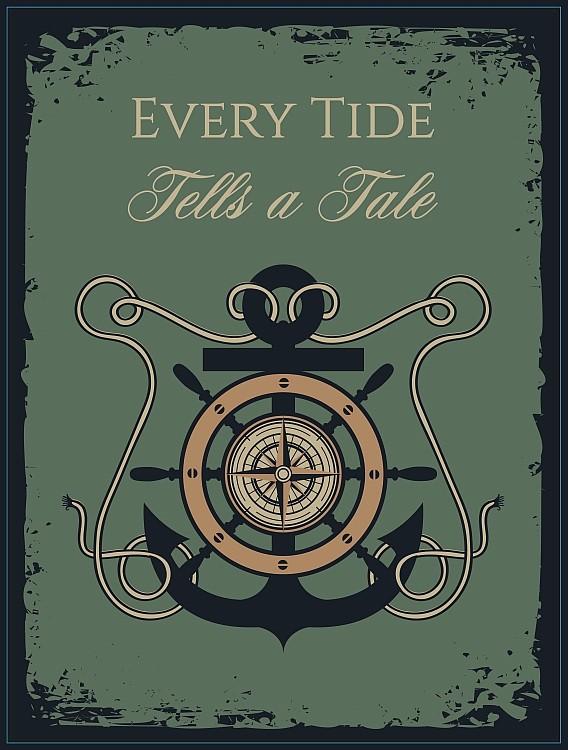 signs 4 fun Anchor Every Tide Metal Sign