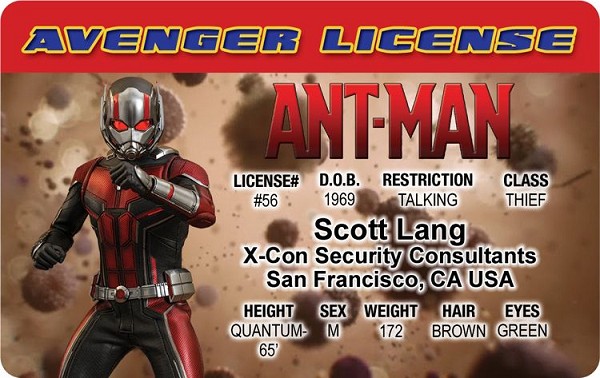 signs 4 fun Ant-Man ID
