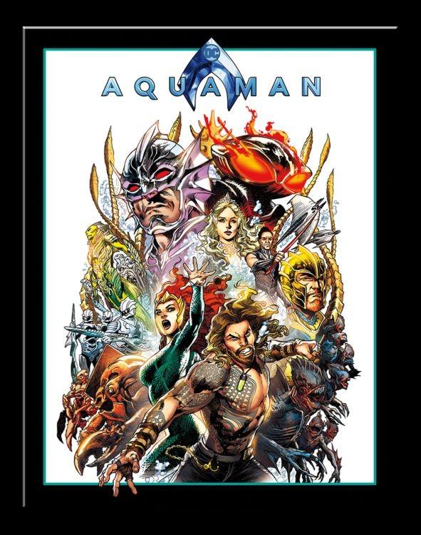 signs 4 fun Aquaman Characters Metal Sign