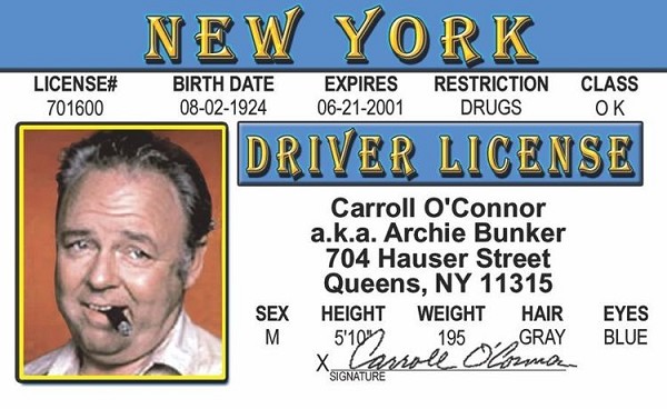 signs 4 fun Archie Bunker ID