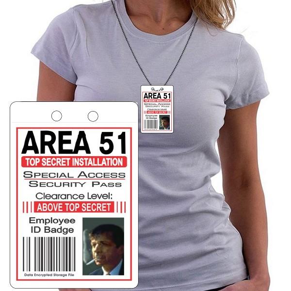 signs 4 fun Area 51 ID Smoker Necklace