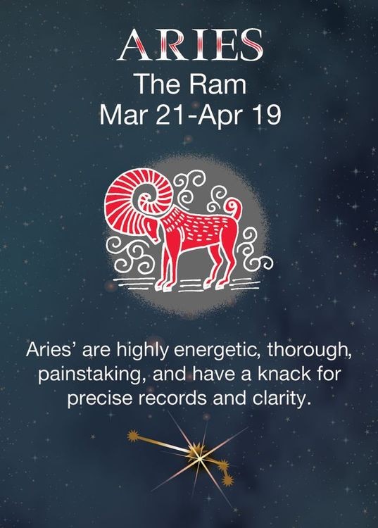 signs 4 fun Aries Zodiac Magnet