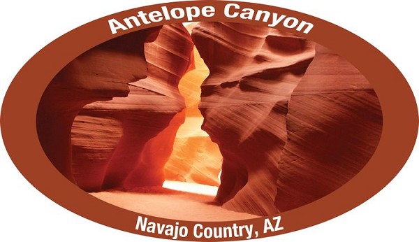 signs 4 fun Arizona Antelope Canyon Sticker