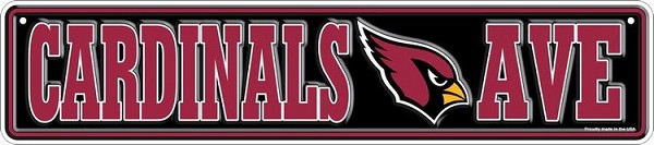 signs 4 fun Arizona Cardinals Small Street Sign