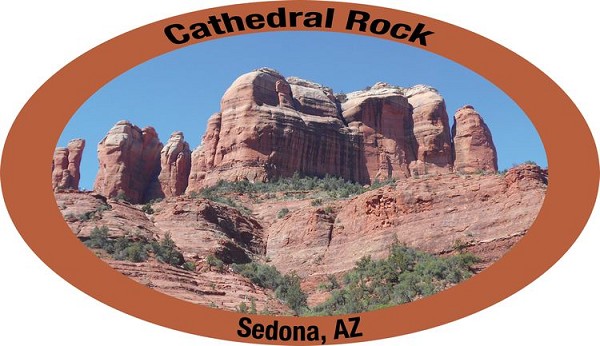 signs 4 fun Arizona Cathedral Rock Sticker