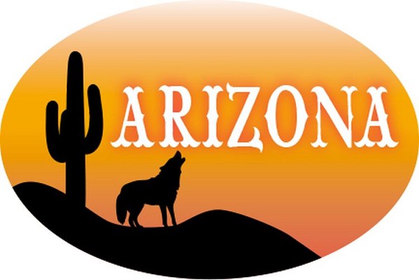 signs 4 fun Arizona Coyote Lg Sticker